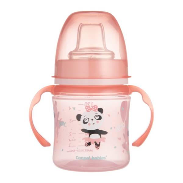 CANPOL BABIES Exotic Animals čaša trening 120ml roze