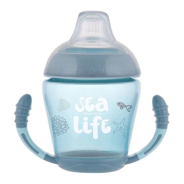 CANPOL BABIES šolja Sea life 230ml grey