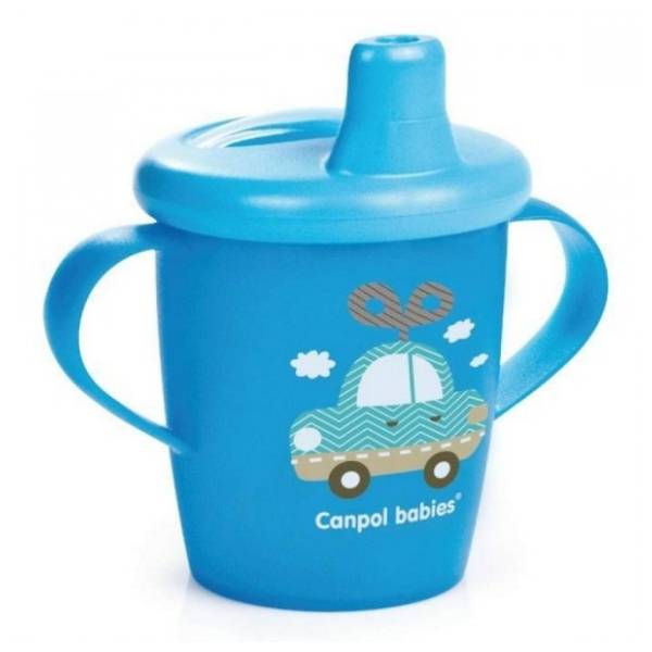CANPOL BABIES No spill šolja Toys 250ml plava