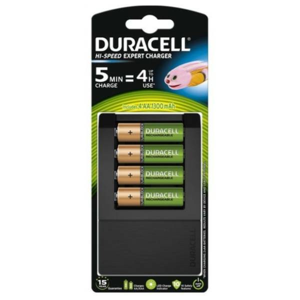 DURACELL CEF 15 punjač za baterije + 4AA baterije