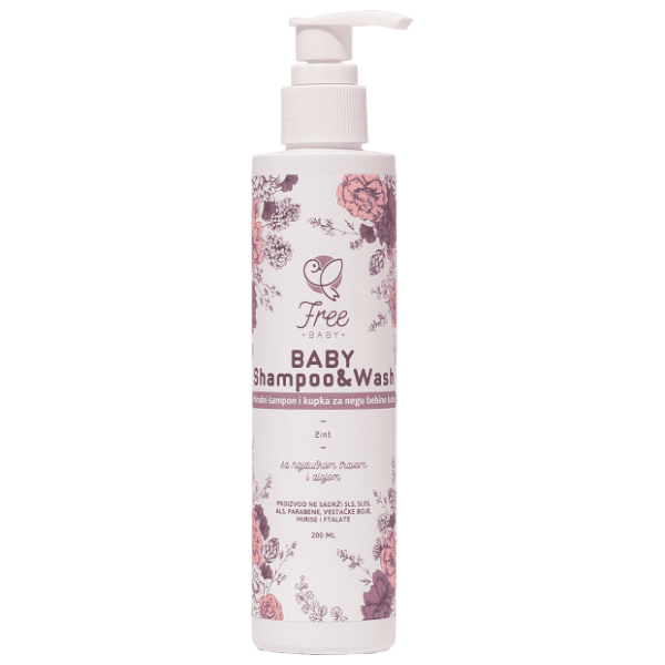 Šampon i kupka 2u1 FREE BABY 200ml