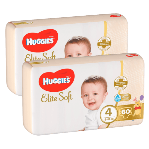 HUGGIES pelene Extra care JR 4 2x60kom
