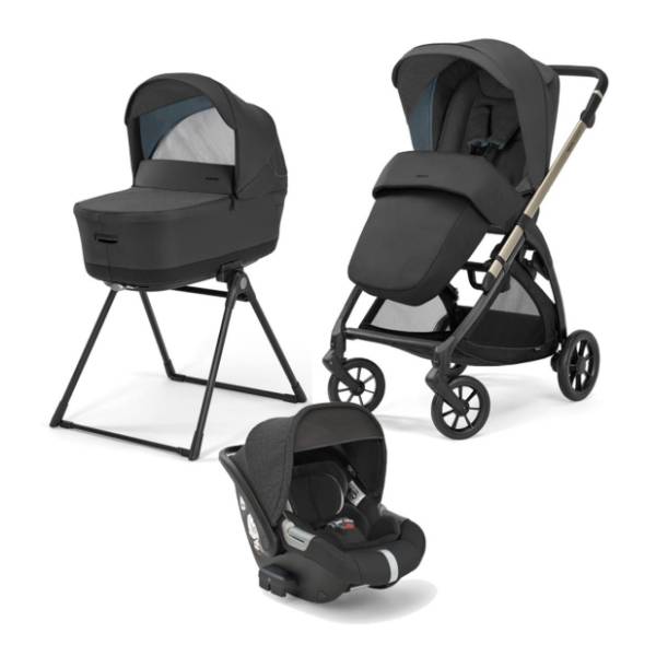 INGLESINA kolica za bebe 3 u 1 Electa Darwin crna