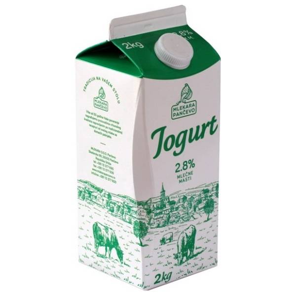 Jogurt MLEKARA PANČEVO 2,8%mm 2kg