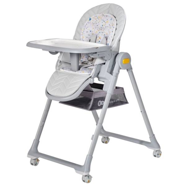 KINDERKRAFT hranilica za bebe 2u1 Lastree grey