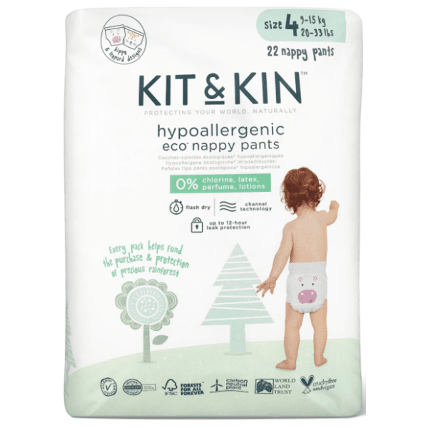 KIT&KIN pelene pants 4 22kom