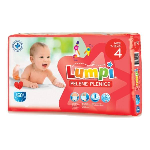 LUMPI pelene 4 maxi 50kom