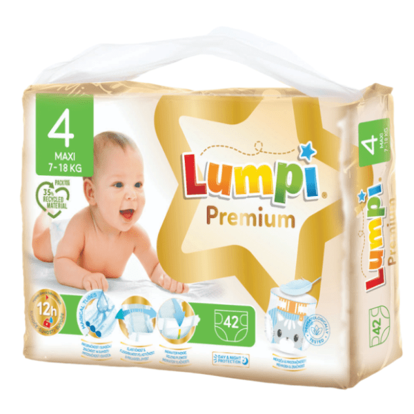 LUMPI pelene premium 4 maxi 42kom