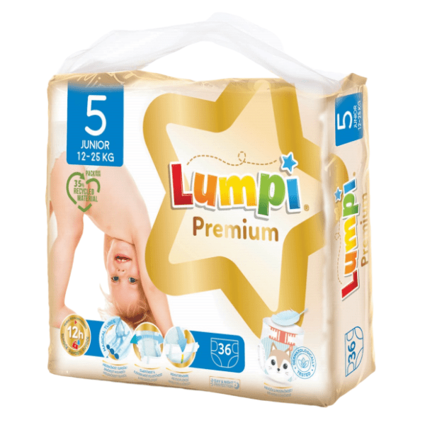LUMPI pelene premium 5 junior 36kom
