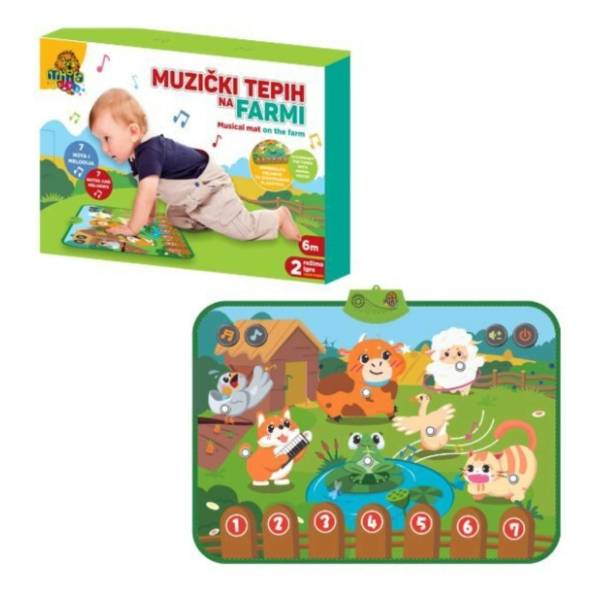 MILLA TOYS muzički tepih na farmi