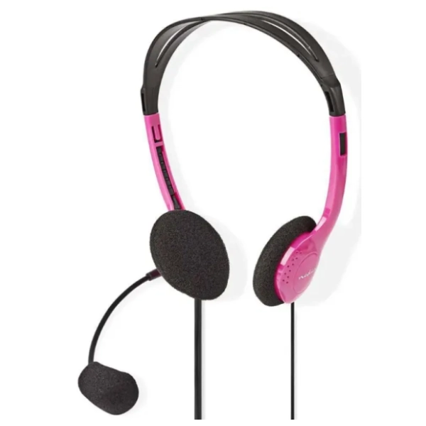 NEDIS slušalice CHST100PK roze