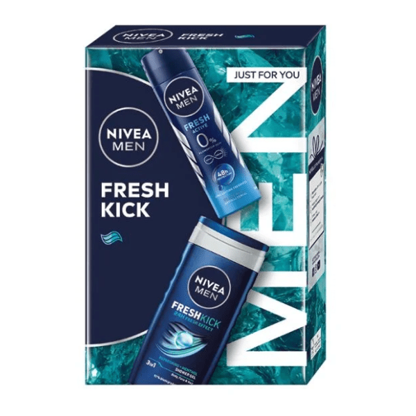 NIVEA Men set Fresh kick (gel za tuširanje i dezodorans)
