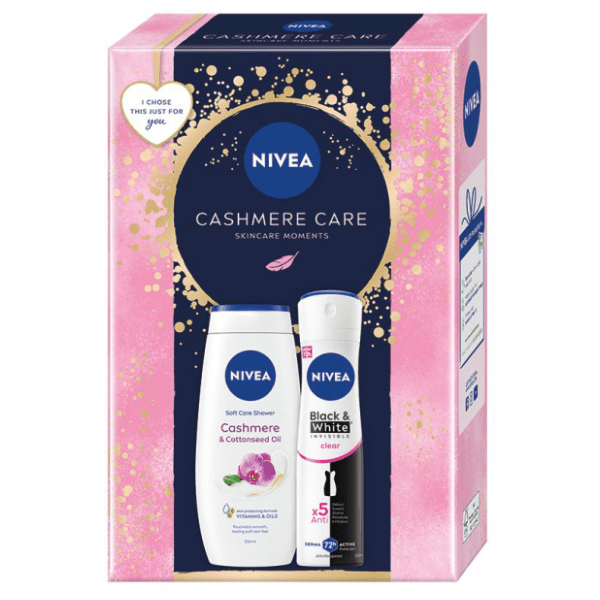 NIVEA set Cashmere care (gel za tuširanje i dezodorans)