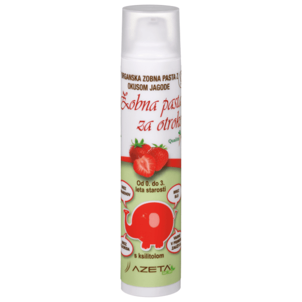 Organska pasta AZETA BIO jagoda 0-3g 50ml