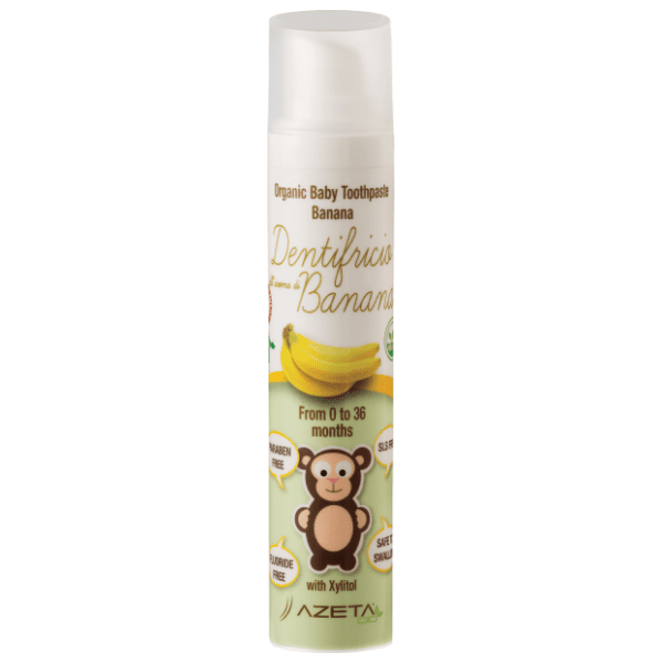 Organska pasta AZETA BIO banana 0-3g 50ml