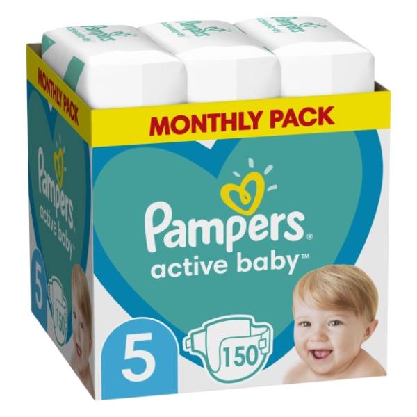 PAMPERS Active baby MP 5 150kom