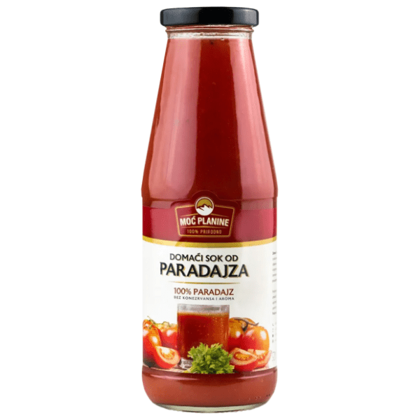 Paradajz sok MOĆ PLANINE domaći blagi 720ml