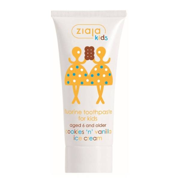 Pasta za zube ZIAJA Kids Cookies n vanilla ice cream 6+g 50ml