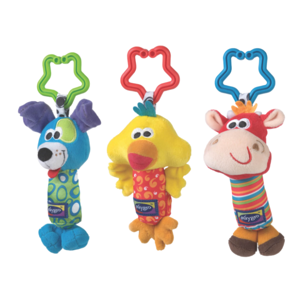 PLAYGRO igračka za kolica Veseli trio