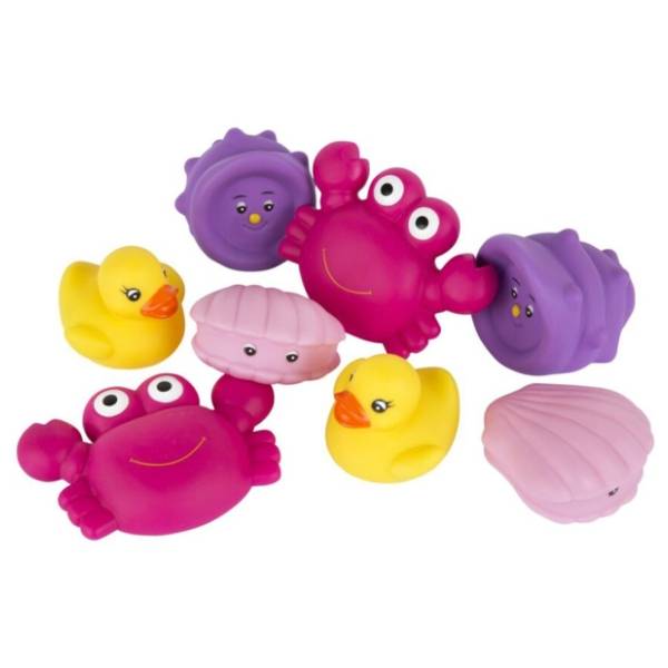 PLAYGRO set morskih drugara za kupanje roze