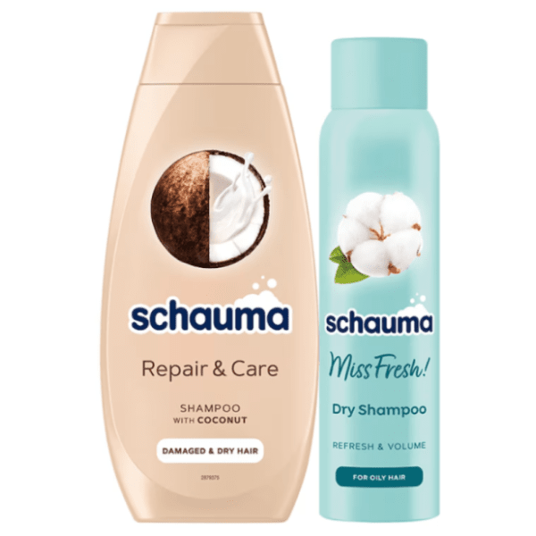 Šampon SCHAUMA Repair 400ml + Dry repair šampon 150ml