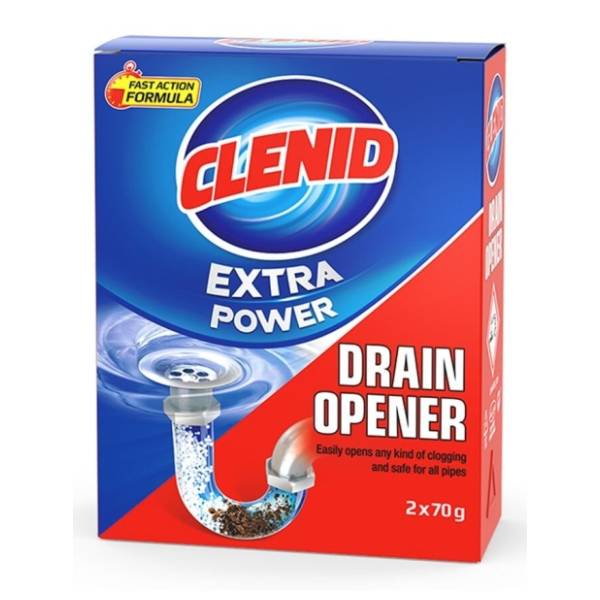 Sredstvo CLENID za otpušavanje slivnika 2x70g