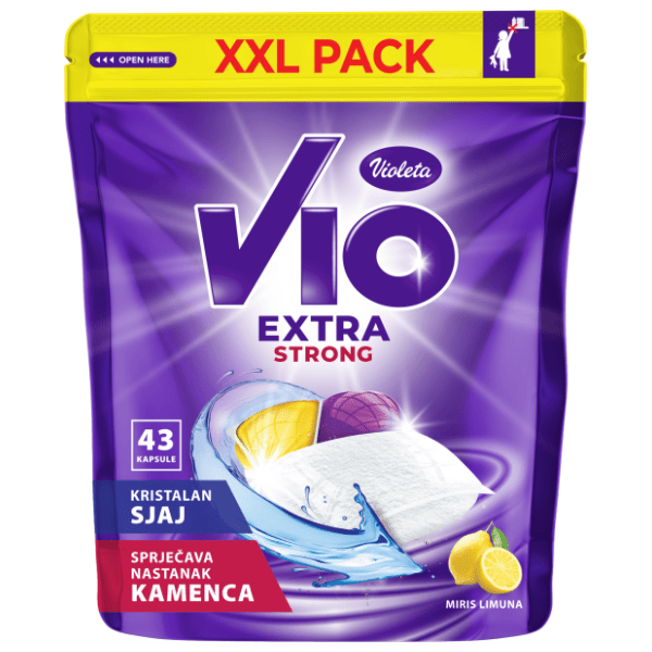 Tablete VIOLETA Extra strong limun 43kom
