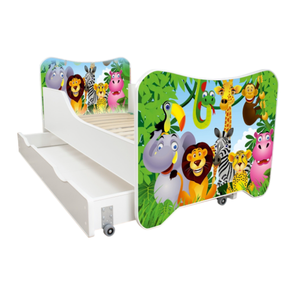 TOP BEDS dečiji krevet sa fiokom Madagascar 80 x 160 cm
