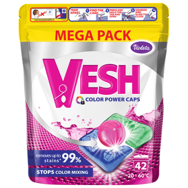 VIOLETA Color power kapsule za veš 42kom