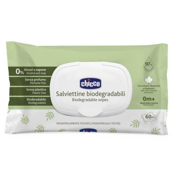 Vlažne maramice CHICCO biorazgradive 60kom