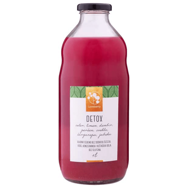 Voćni sok LOVEBERRY detox 1l