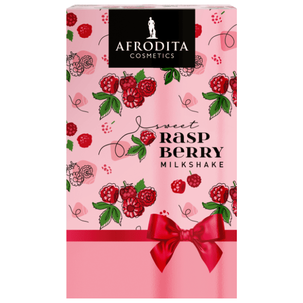 AFRODITA set Raspberry milkshake (mleko i maslac za telo)