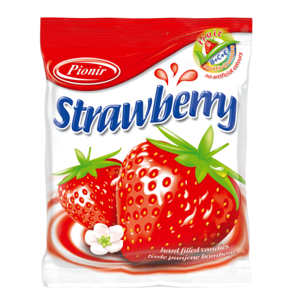 Bombone PIONIR Strawberry 100g