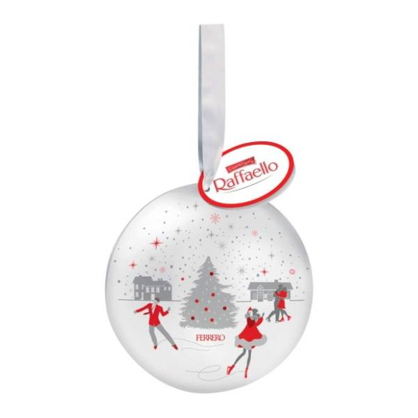 Bombonjera RAFFAELLO Tin balls xmas 40g