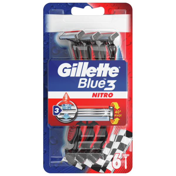 Brijač GILLETTE Blue 3 speed 6kom