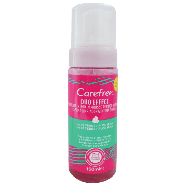 Intimna kupka CAREFREE duo effect aloe vera 150ml