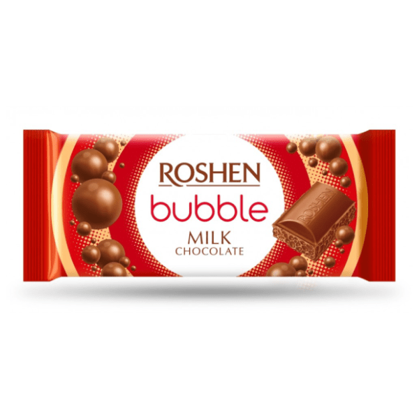 Čokolada ROSHEN bubble mlečna 80g