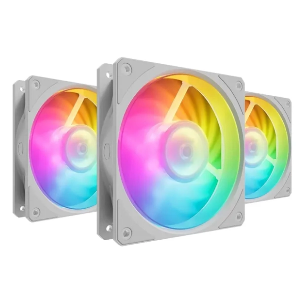 COOLER MASTER Mobius 120P ARGB White 3-pack ventilator za PC (MFZ-M2DW-243P2-R1)