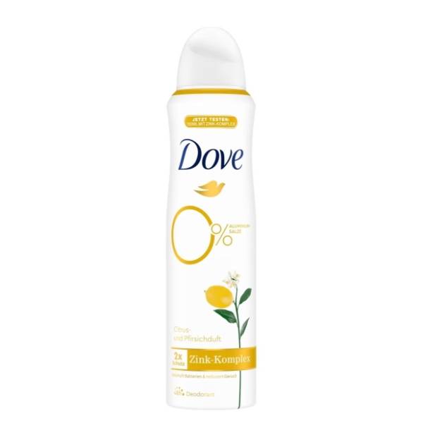Dezodorans DOVE Citrus and peach zink 150ml