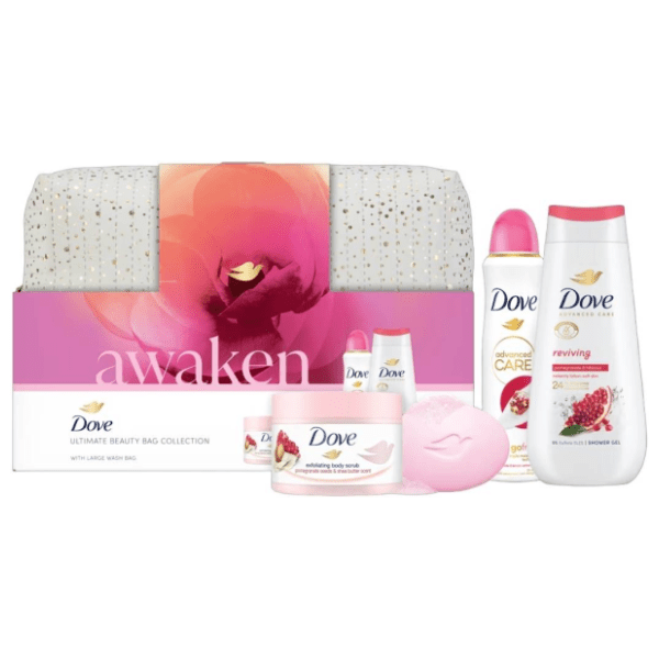 DOVE set Awaken (Gel za tuširanje, dezodorans, sapun, body scrub)