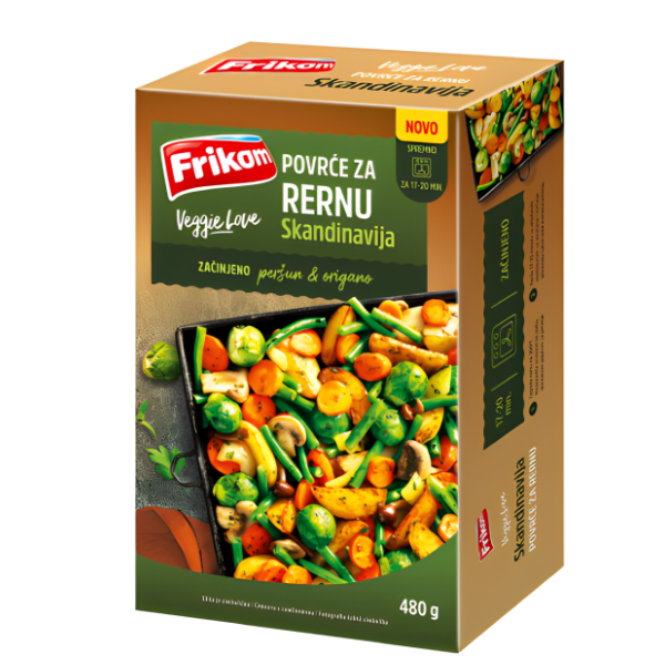 FRIKOM Skandinavija mix povrća 480g