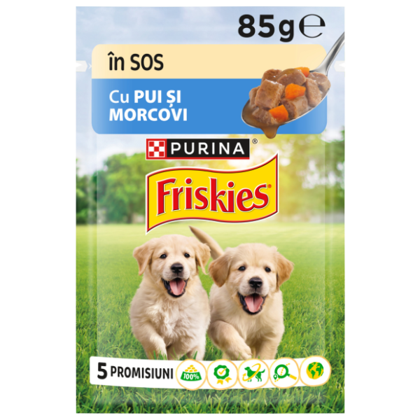 FRISKIES Junior piletina i šargarepa u sosu 85g