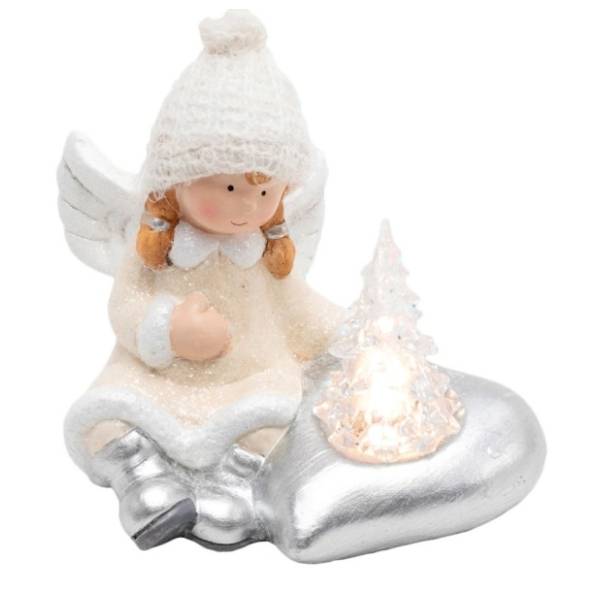 Keramička LED stona dekoracija anđeo Home KDC13
