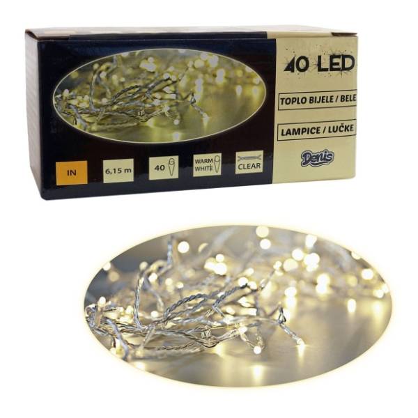 Lampice LED 40kom B/O Denis 52-102000