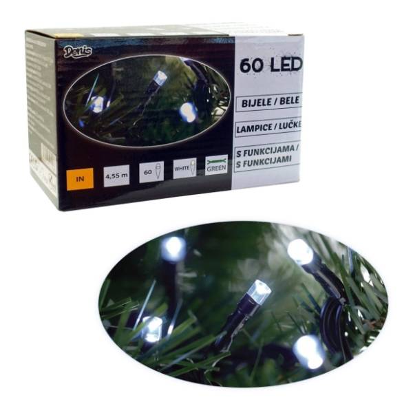 Lampice LED 60kom 8 funkcija Denis 52-110000