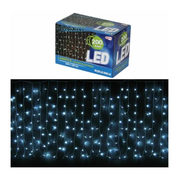 Lampice LED zavesa 200kom Denis 52-181000