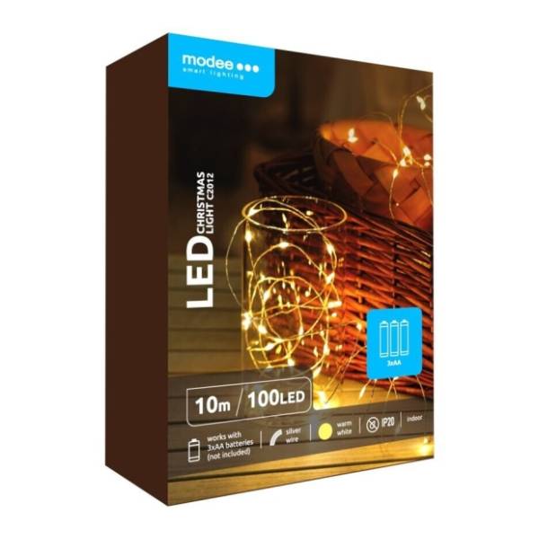 Lampice sa 100 toplo belih LED dioda Musicman ML-C2012