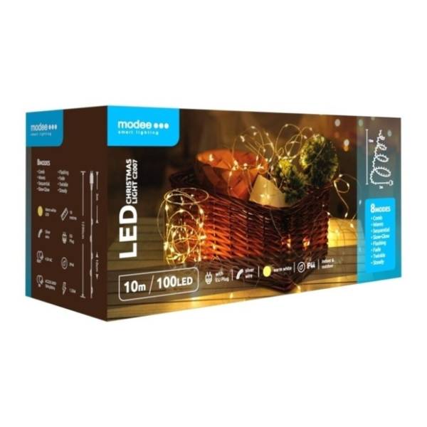 Lampice za jelku sa 100 toplo belih dioda Musicman ML-C2007