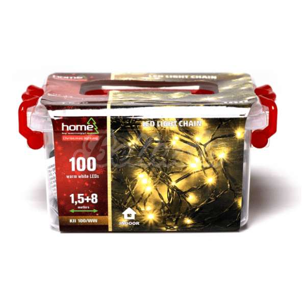 Lampice za jelku sa 100 toplo belih LED dioda Home