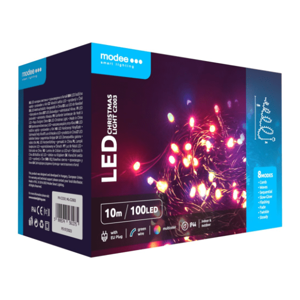 Lampice za jelku sa 100 višebojnih LED dioda Musicman ML-C2003